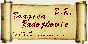 Dragiša Radojković vizit kartica